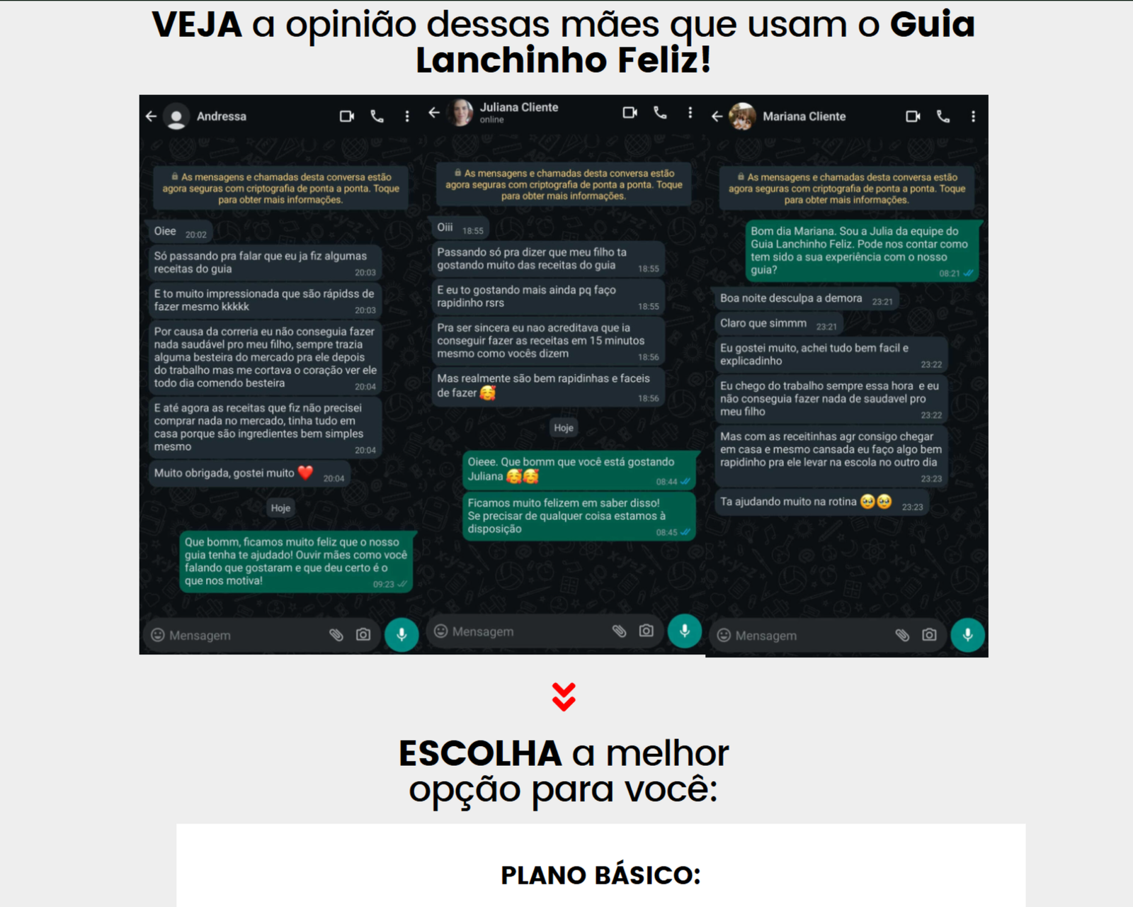 Montagem de Lancheiras
